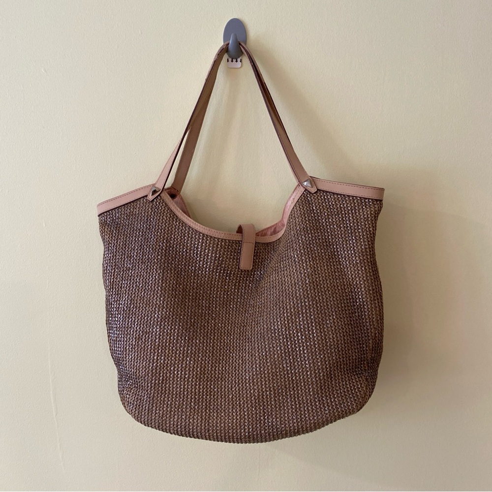 Stella & Dot Woven Tote Style Bag - Picture 2 of 8